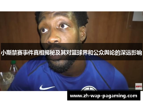 小斯禁赛事件真相揭秘及其对篮球界和公众舆论的深远影响